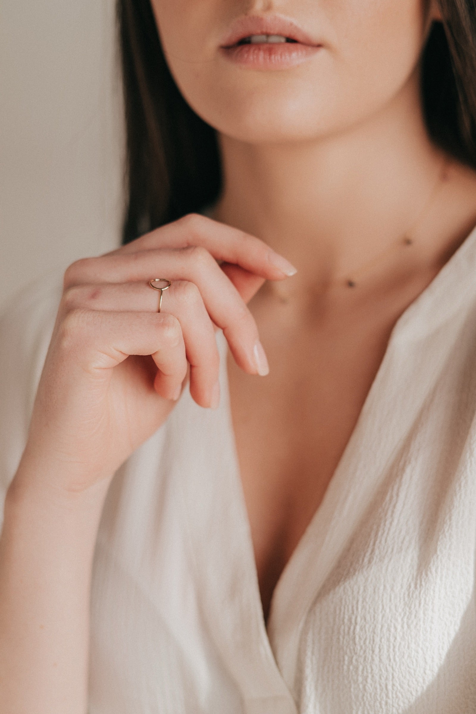 Stacking gold rings